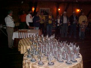 Troféus aos colaboradores da Festa do Cavalo